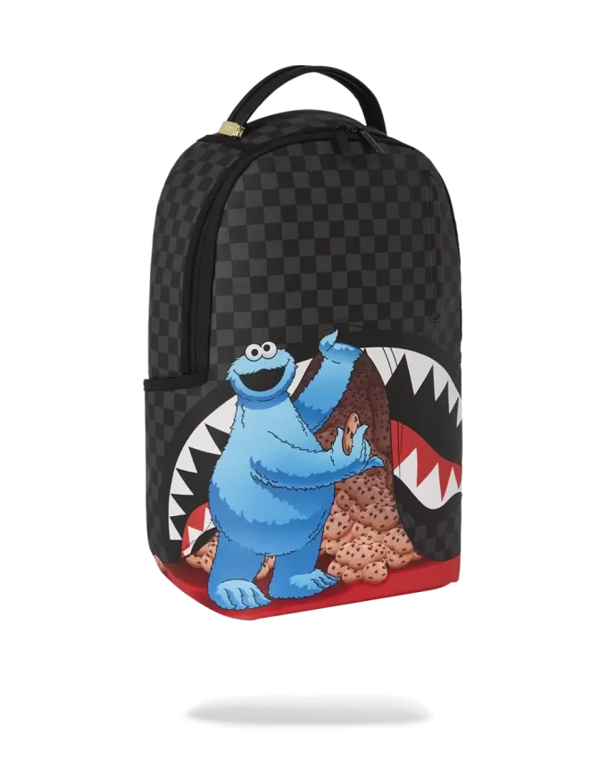 ZAINO SESAME STREET COOKIE MONSTER SNACK ATTACK DLXSV