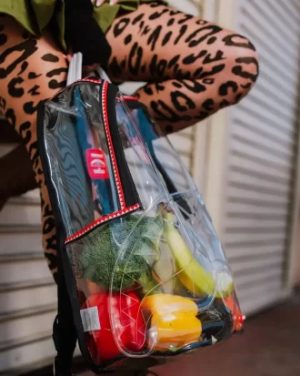 ZAINO SHARK 100% TRASPARENTE