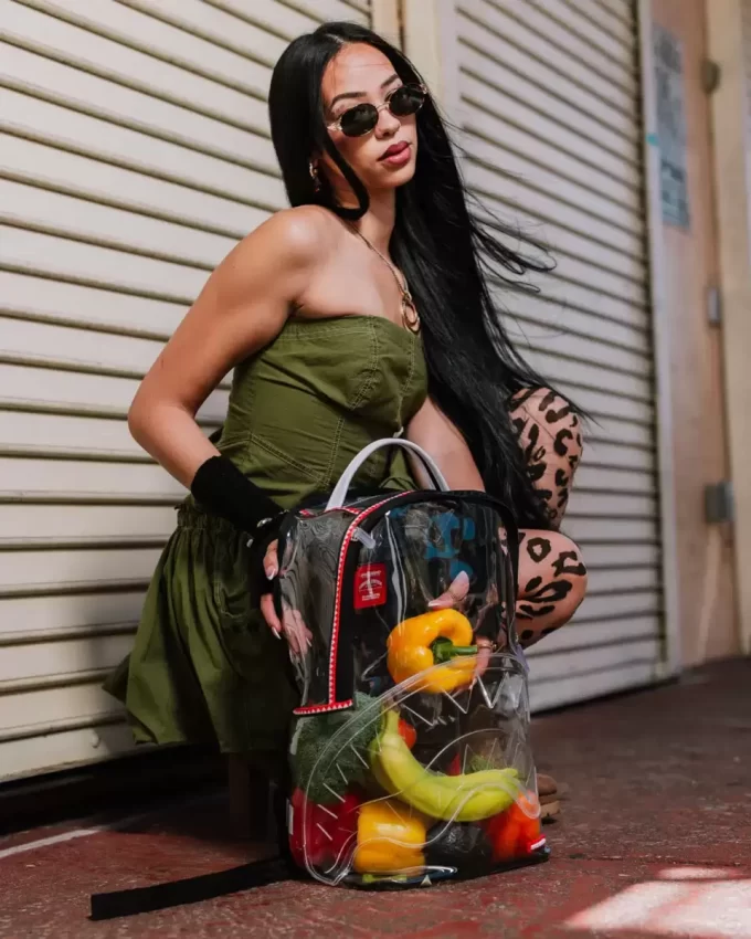 ZAINO SHARK 100% TRASPARENTE