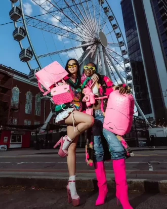 Portafoglio lungo SORBET STUNNA 2 a una piega