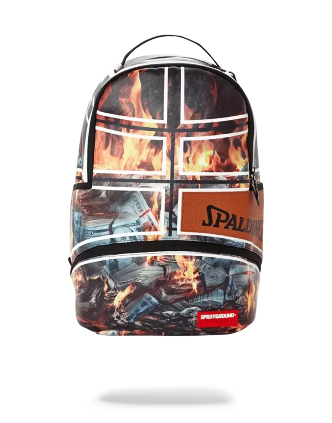 ZAINO SPALDING X SPRAYGROUND FIRE MONEY