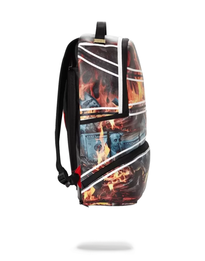 ZAINO SPALDING X SPRAYGROUND FIRE MONEY