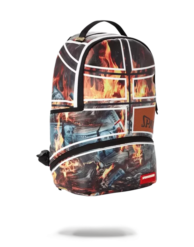 ZAINO SPALDING X SPRAYGROUND FIRE MONEY