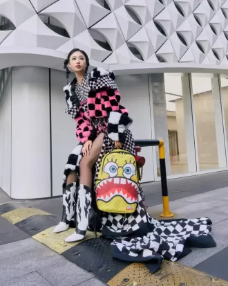 ZAINO SPONGEBOB SQUARE CHECK FLEX DLXSV