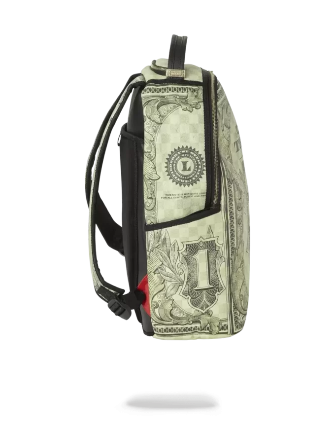 ZAINO VERDE IN GOD WE TRUST (UN PEZZO UNICO)